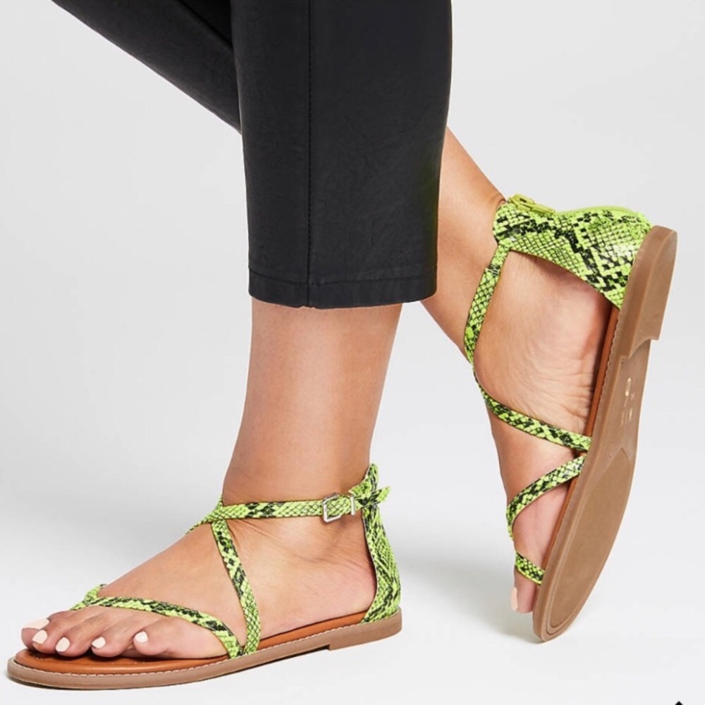 Mix No. 6 Snake Print Sandals Size 7.5. New in box